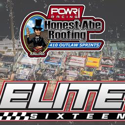 POWRi Introduces the Honest Abe Roofing Elite 16 Program for the 410 Outlaw Sprint League in 2025