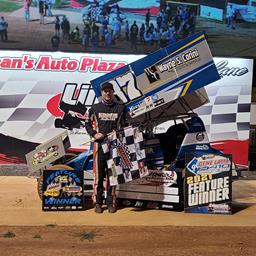 Krimes Rides New X-1 Chassis to Second Win of the Season at Lincoln Speedway