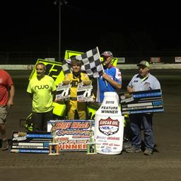 Davis Doubles Up and Mahaffey Returns to Victory Lane During Opening Night of Lucas Oil NOW600 Series Sooner 600 Week