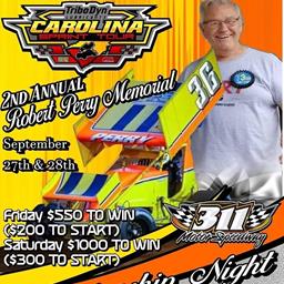 TriboDyn Lubricants Carolina Sprint Tour Closing Season This Weekend With Huge Event at 311 Speedway