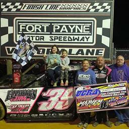 Two-Time UCRA Champ, Jimmy Elliott Wins at Fort Payne