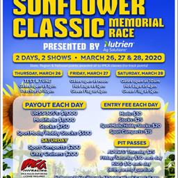 RPM Speedway’s Mike Hughes Sunflower Classic Will be Live on Speed Shift TV March 27-28