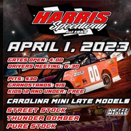 Carolina Mini Late Models and Weekly Divisions this weekend!