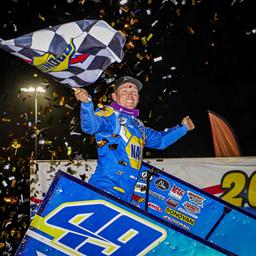 Kubota High Limit Racing season champ Sweet wins Diamond Classic makeup at Lucas Oil Speedway