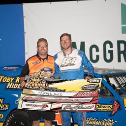 Feature wins to Ward, Olson, and Dhondt, as ten Stock Cars lock in for King of the High Banks