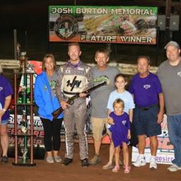 CJ Leary Wins The Josh Burton Memorial Race At Bloomington Speedway