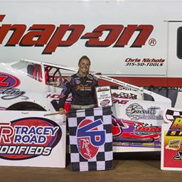 Holland Hustles to Second Career Modified Win; Sears, Root and Bonoffski Claim Track Championships