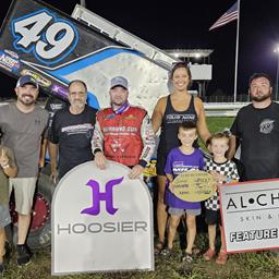Josh Schneiderman Pockets $4,000 in Instant Classic Sprint Invaders Feature in Bloomfield!