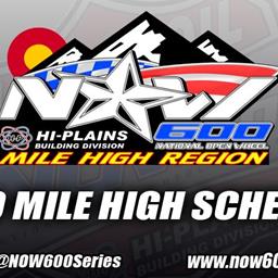 2020 Schedule Announced for the NOW600 Mile High Region