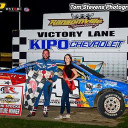 Brad Whiteside Collects Mackenzie Kulesza Memorial Checkered Flags