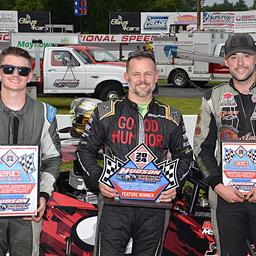 Thibodeau Celebrates First Sportsman Modified Victory