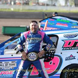 Jimmy Gustin dominates the night with three feature wins at Boone Speedway
