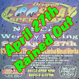 Saturday April 27th Is Canceled Due To Rainy Weather