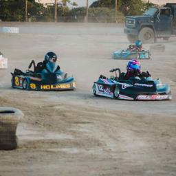 Barry and Anstett Cash In on Redemption at Genesee Kartway