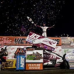 Kofoid Banks $100k at Huset’s Speedway, Capturing Huset’s Hustle Finale During the BillionAuto.com Huset’s High Bank Nationals Presented by Menards