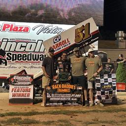 RAHMER STEALS VICTORY WITH DRAMATIC LAST-LAP PASS; Norris Charges to Victory in 358 Sprint Car Feature; Gerry Bressler Wins 600 Xcel Modified Feature