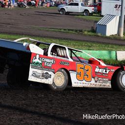 Adams County Speedway (Corning, IA) – Malvern Bank West Series – Gail &amp;amp; Karen Hampel Memorial – June 28th, 2025. (Mike Ruefer Photo)