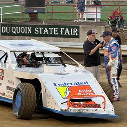 Ken Schrader collected his 12th win of the 2024 season on Sunday, Sept. 1 at the DuQuoin (Ill.) State Fairgrounds, 1-mile oval.