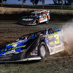 Huset&amp;#39;s Speedway (Brandon, SD) – Lucas Oil Late Model Dirt Series – Silver Dollar Nationals – July 17th-19th, 2025. (Heath Lawson Photo)