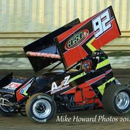 Weaver Nearly Captures First Career 360ci Sprint Car Victory at Lawton