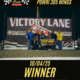 Caleb Saiz Wins with POWRi White Sands Federal Credit Union Vado 305 Sprints