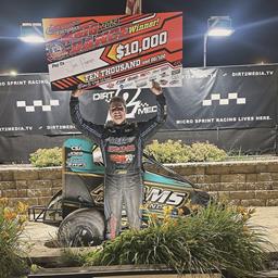 Jake Andreotti Pockets $10,000 at the Big Dance at US 24 Speedway!