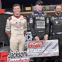 Jacob Denney Undeniable in Jacksonville Speedway Victory with POWRi National Midget League