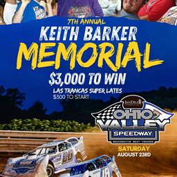 SATURDAY Keith Barker Memorial