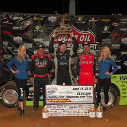 Bloomquist Banks Big Check in Commonwealth 100 Victory