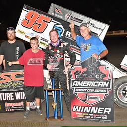 Covington Rebounds For $5,000 Score At Lakeside Speedway With The American Sprint Car Series!