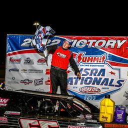 Red-hot Gillmore captures B-Mod Summit Shootout as 9th annual Summit USRA Nationals continue at Lucas Oil Speedway