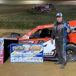 Ricky Arms Captures Brucebilt Iron-Man Open Wheel Feature at Wartburg Speedway