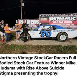 Mike Hudyma &amp; Brian Vang Top Hibbing Raceway 8/13/23