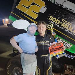 No brakes needed for Moran in OCRS victory run at Caney Valley Speedway