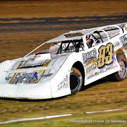 Podium finish in Fall Nationals opener at Lucas Oil Speedway