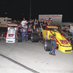 TK Motorsports in Lucas Oil Raceway Victory Lane after brothers Kody and Tanner finished 1st and 2nd in the season opener of &amp;quot;Thursday Night Thunder.&amp;quot; John Mahoney Photo