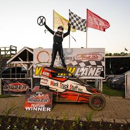 It&#39;s Parker Jones Again in Badger Midget Action at Angell Park Speedway
