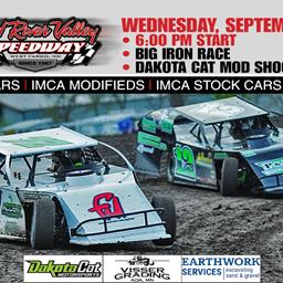 NEXT RACE: Wednesday, September 14 - 6:00 pm start | Big Iron Race | Dakota Cat Mod Shootout