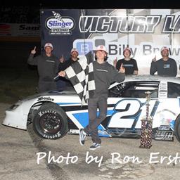 Jesse Love Dominates in Slinger Debut to Win the Washington County Fair Park and Convention Center 75