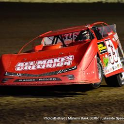 Andrew Kosiski competes at I-80 Speedway