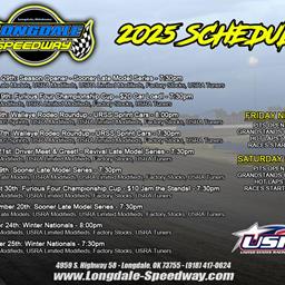 Longdale Speedway Releases 2025 Schedule!