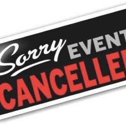 Over Night Rain Forces Today’s Event to Cancel
