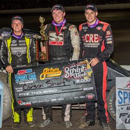 Carson Short Scores First Win at Tri-State In USAC&#39;s 10,000th Race