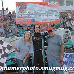 MAX FRANK SECURES THE WIN AT TRI-CITY