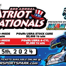 2ND ANNUAL HAGUE QUALITY WATER PATRIOT NATIONALS PRES. BY MID AMERICAN AUTOMATION SERVICES THIS WEEKEND AT I-70