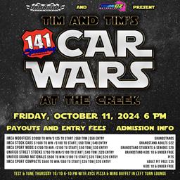 CAR WARS AT THE CREEK - Friday, October 11, 2024