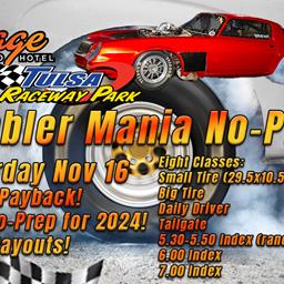 Gobblers Mania Frontside No Prep at Tulsa Raceway Park Nov 16