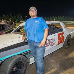 SANDBERG SURVIVES CAR PROBLEMS TO NAB VICTORY IN MANDAN