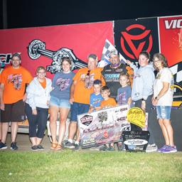 Kay defends DeFrance Memorial SLMR title, Ward, Murty, Gustin, and Knutson also find Victory Lane