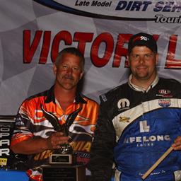 Pearson Locks Up Lucas Oil Late Model Dirt Series Victory at Virginia Motor Speedway in Hard Fought Contest